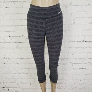NIKE - Dry Fit Leggings Gray Stripe XS
